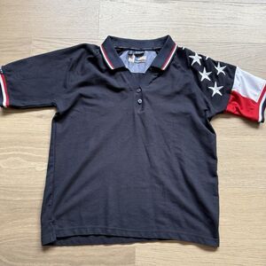 Rock Point Top Womens Medium Patriotic Stars Patriotic Embroidered Polo USA